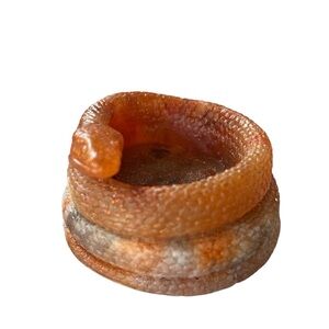 Handmade resin snake